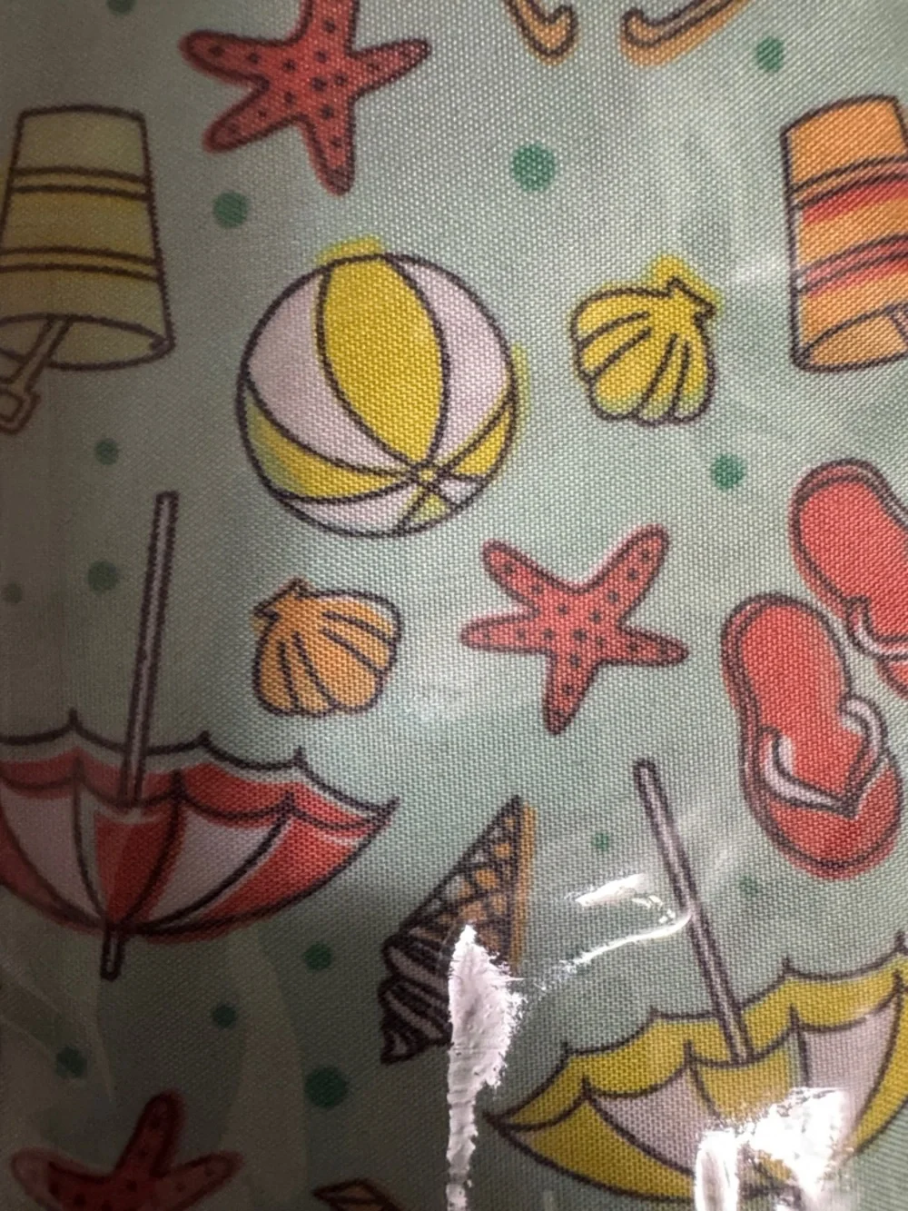 Coastal Collection Cal King 4-Piece Sheet Set in Mint Beach Print